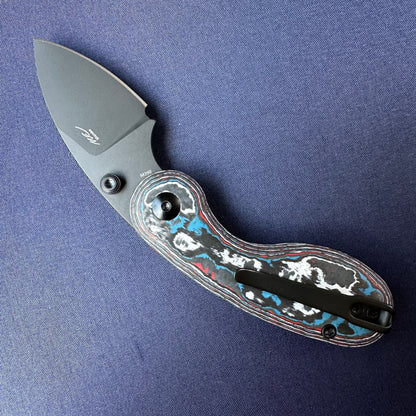 Kizer Microbe Fat Carbon Fiber handle M390