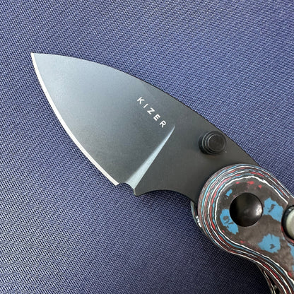 Kizer Microbe Fat Carbon Fiber handle M390