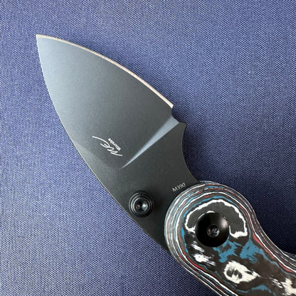 Kizer Microbe Fat Carbon Fiber handle M390