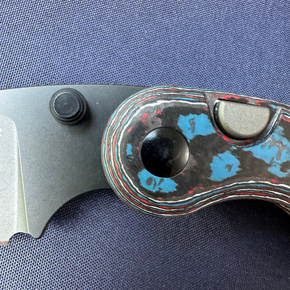 Kizer Microbe Fat Carbon Fiber handle M390