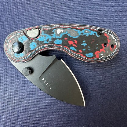 Kizer Microbe Fat Carbon Fiber handle M390