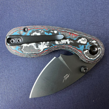 Kizer Microbe Fat Carbon Fiber handle M390