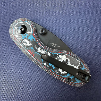 Kizer Microbe Fat Carbon Fiber handle M390