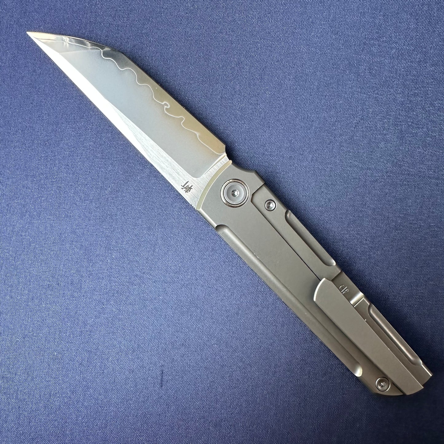 Chop Classic 2505-D-Ti Edge Cut SLD Steel Front Flipper Ti Clip