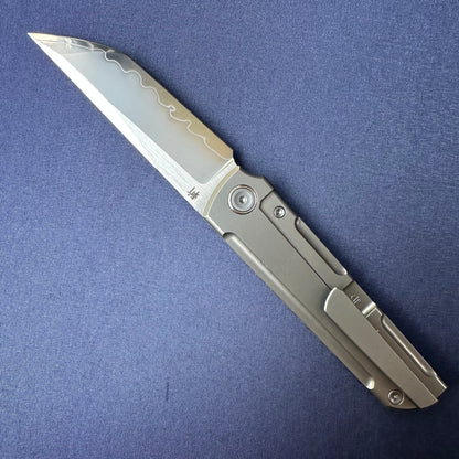 Chop Classic 2505-D-Ti Edge Cut SLD Steel Front Flipper Ti Clip