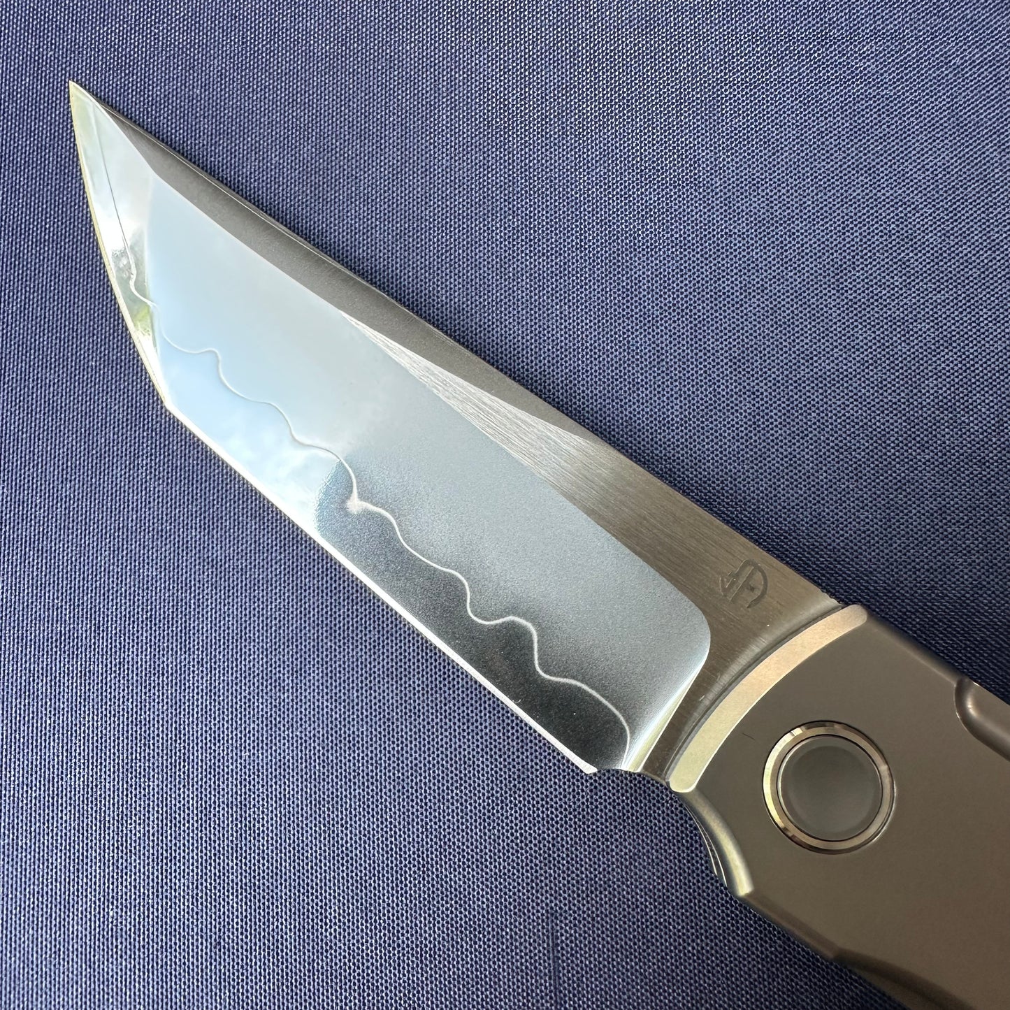 Chop Classic 2505-D-Ti Edge Cut SLD Steel Front Flipper Ti Clip