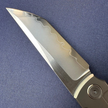 Chop Classic 2505-D-Ti Edge Cut SLD Steel Front Flipper Ti Clip