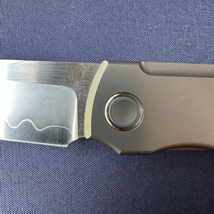 Chop Classic 2505-D-Ti Edge Cut SLD Steel Front Flipper Ti Clip