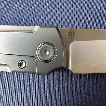 Chop Classic 2505-D-Ti Edge Cut SLD Steel Front Flipper Ti Clip