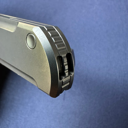 Chop Classic 2505-D-Ti Edge Cut SLD Steel Front Flipper Ti Clip