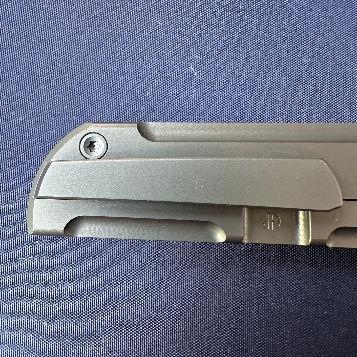 Chop Classic 2505-D-Ti Edge Cut SLD Steel Front Flipper Ti Clip