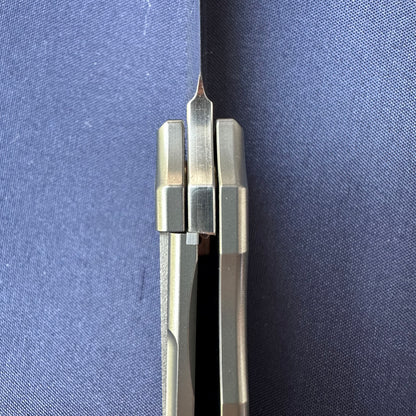 Chop Classic 2505-D-Ti Edge Cut SLD Steel Front Flipper Ti Clip