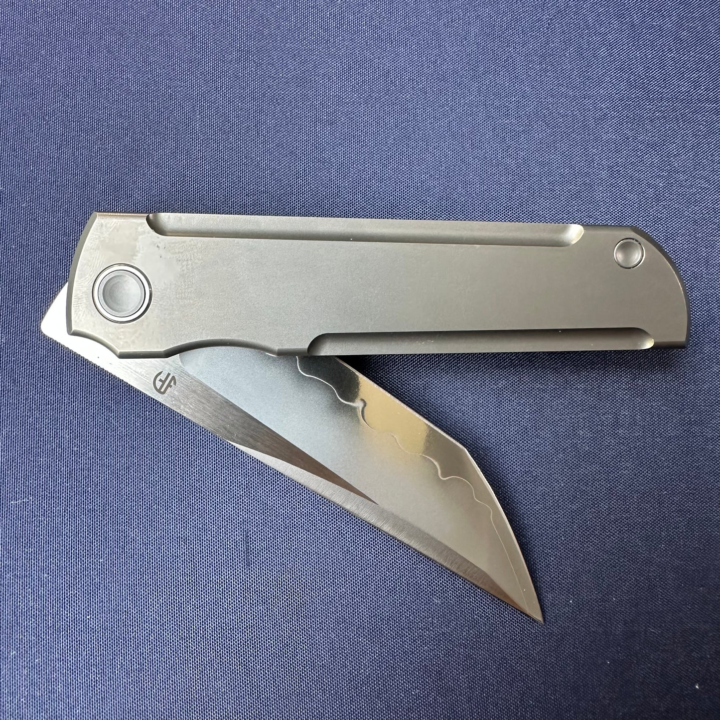 Chop Classic 2505-D-Ti Edge Cut SLD Steel Front Flipper Ti Clip