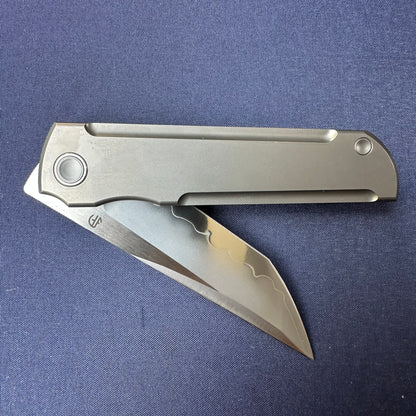 Chop Classic 2505-D-Ti Edge Cut SLD Steel Front Flipper Ti Clip