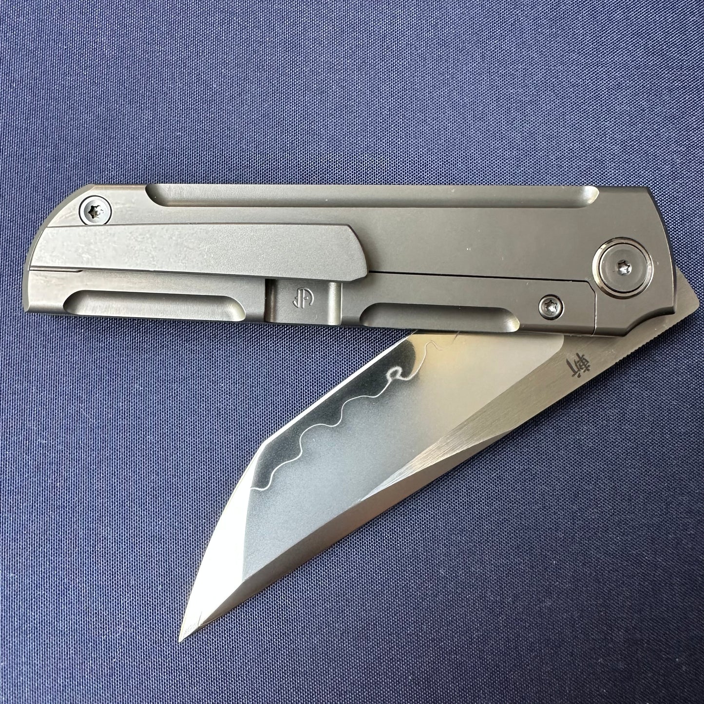 Chop Classic 2505-D-Ti Edge Cut SLD Steel Front Flipper Ti Clip