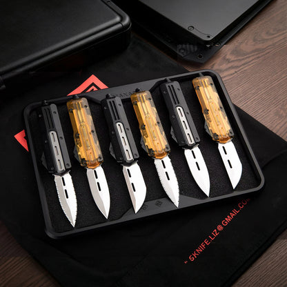 Uranus2 OTF Aluminum handle Ultem handle Zero Blade Play