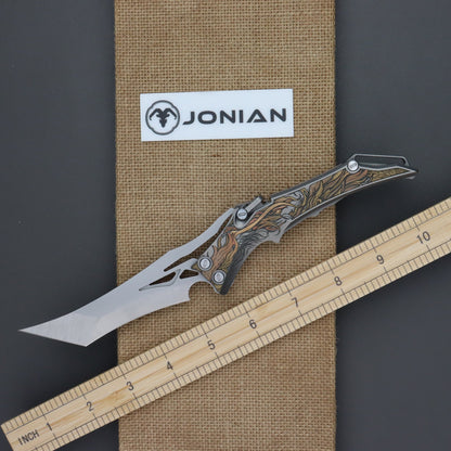 MUNDUS Dragon Slice Engraved handle