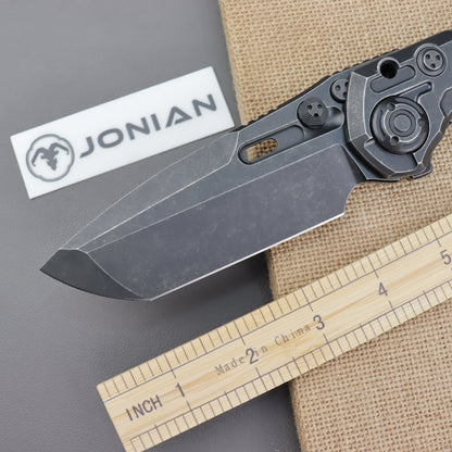 District 9 Catastrophe black stone wash finish