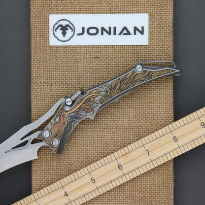 MUNDUS Dragon Slice Engraved handle