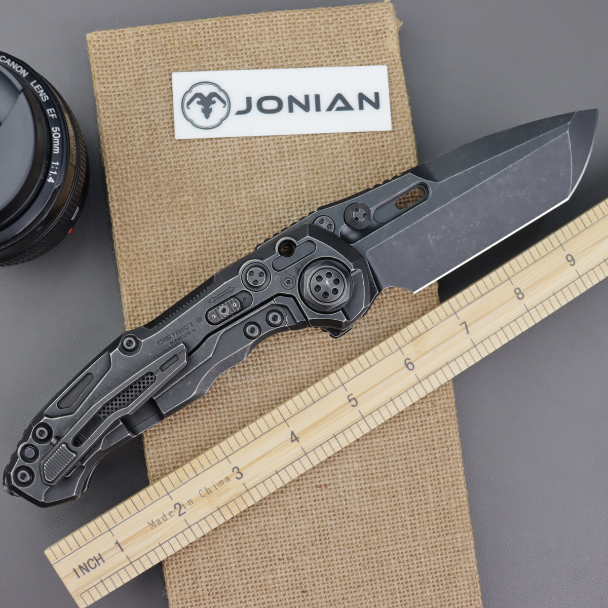 District 9 Catastrophe black stone wash finish
