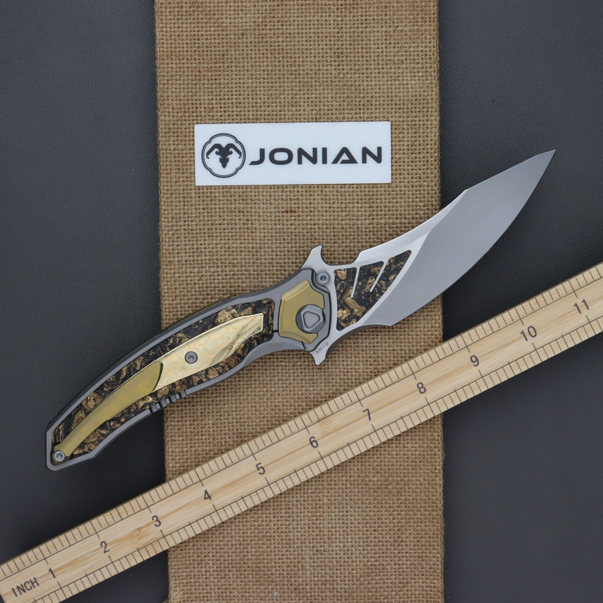 Maxace Rhino Copper Damascus