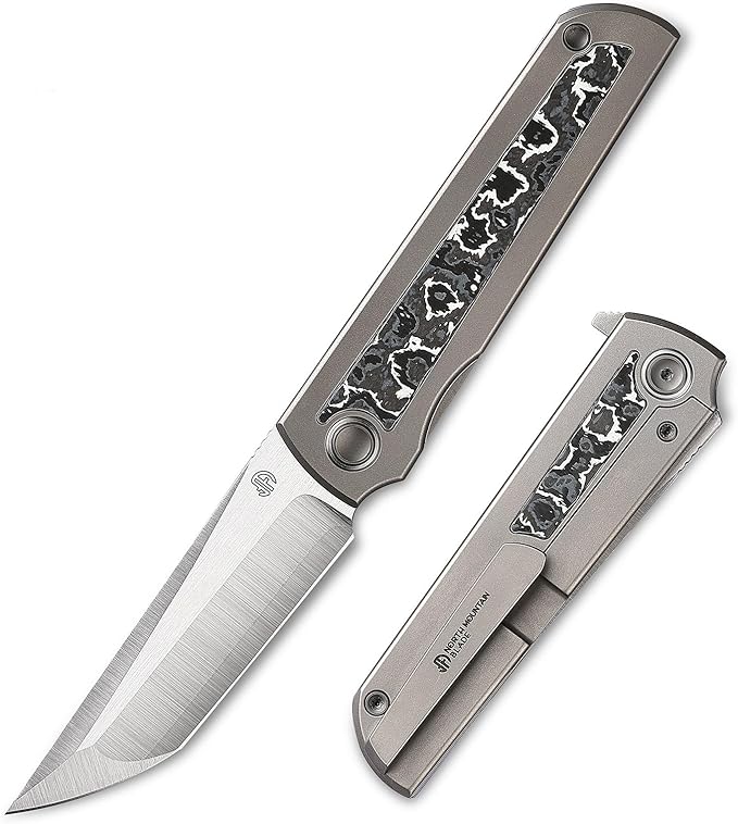 North Mountain Chop 2 PEI handle Japanese TANTO style tactical folding knife