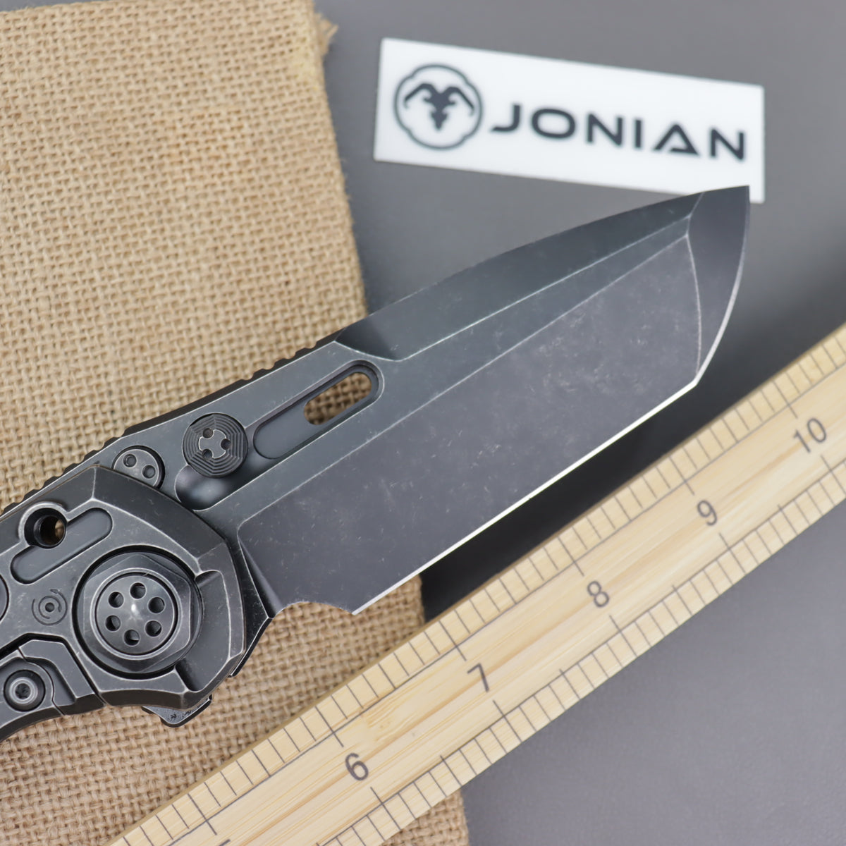 District 9 Catastrophe black stone wash finish