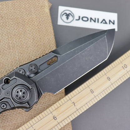 District 9 Catastrophe black stone wash finish