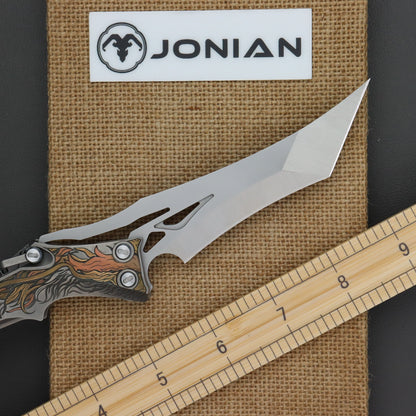 MUNDUS Dragon Slice Engraved handle