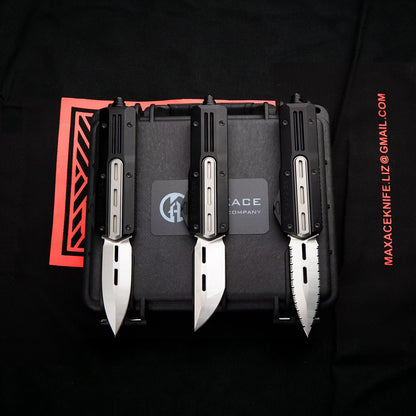 Uranus2 OTF Aluminum handle Ultem handle Zero Blade Play