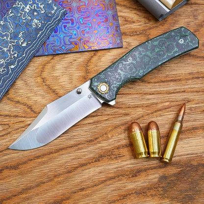 Chop2 2406BK New .45-style thumb disc SLD Outdoor folding knife