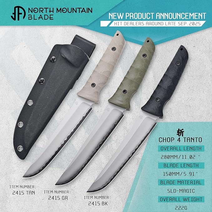 Kick Stop Chop Plus 3.74" SLD-Magic Blade G10 Flipper opener Outdoor Folding Knife, Japanese-Style Tanto Blade (Blake)