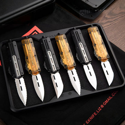 Uranus2 OTF Aluminum handle Ultem handle Zero Blade Play
