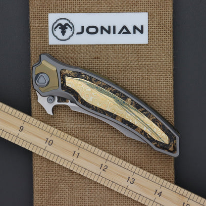 Maxace Rhino Copper Damascus