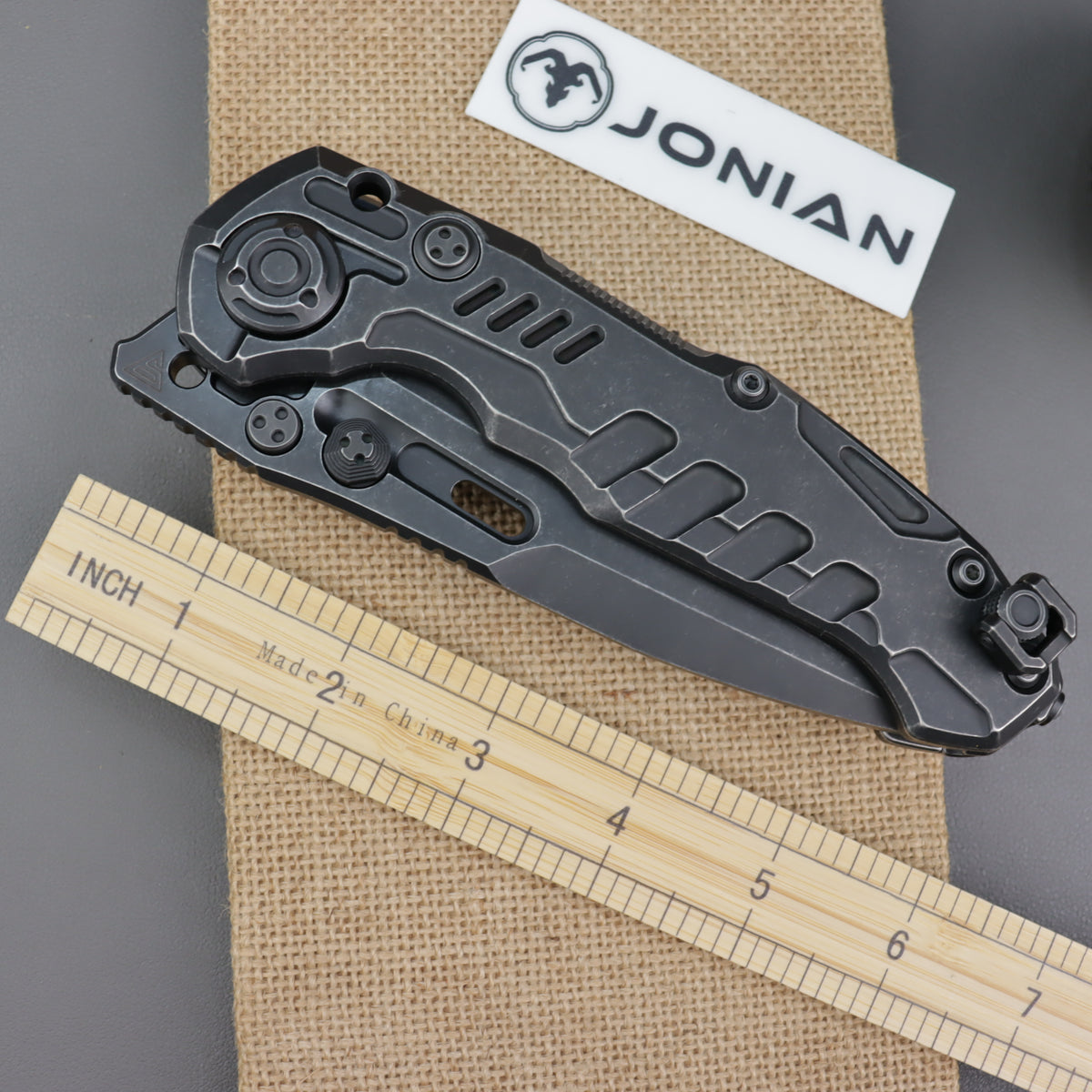 District 9 Catastrophe black stone wash finish