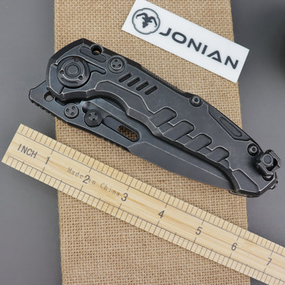 District 9 Catastrophe black stone wash finish