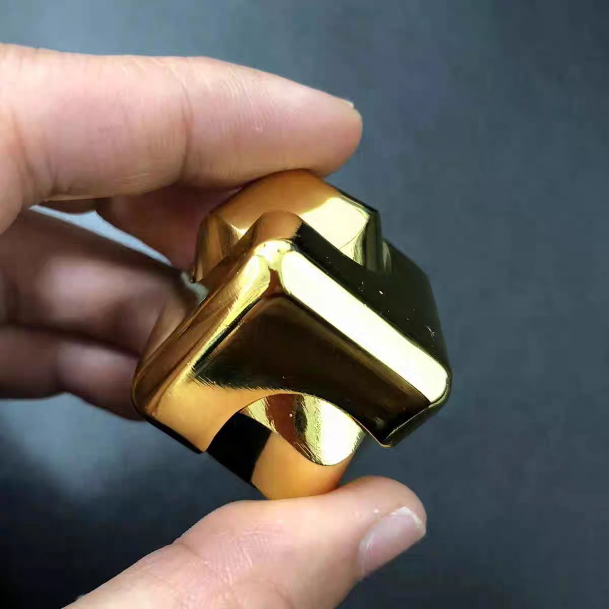 Rotating Cube fidget Spinner, metal colorful square spinner, EDC stress-relieving magic tool, advanced black technology handle
