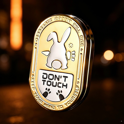 The Irritable Rabbit MIX Card-Pushing Rhythm Stainless Steel Mechanical Ratchet EDC stress-relieving toy and trendy fidget gyro is a must-have