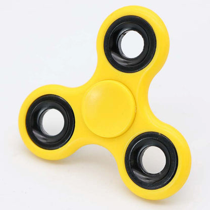 Decompression EDC toy ABS plastic interfinger three-leaf fidget spinner, finger decompression non-punching spinne