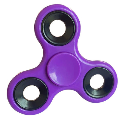 Decompression EDC toy ABS plastic interfinger three-leaf fidget spinner, finger decompression non-punching spinne