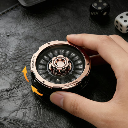 edc Decision Wheel D20 Sky Machine Dice Stress-relieving Toy Fidget Spinner Metal Lucky Spin Stress-Relieving Magic Tool