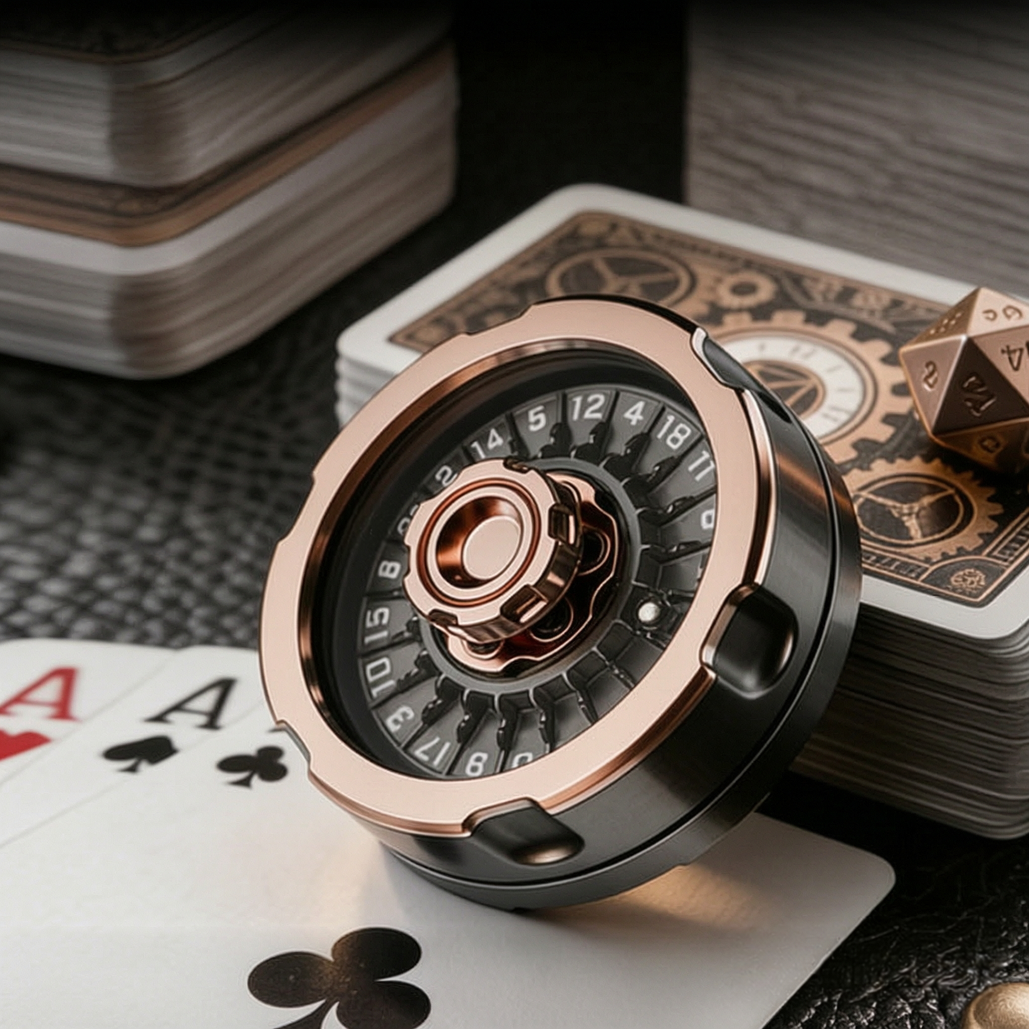 edc Decision Wheel D20 Sky Machine Dice Stress-relieving Toy Fidget Spinner Metal Lucky Spin Stress-Relieving Magic Tool
