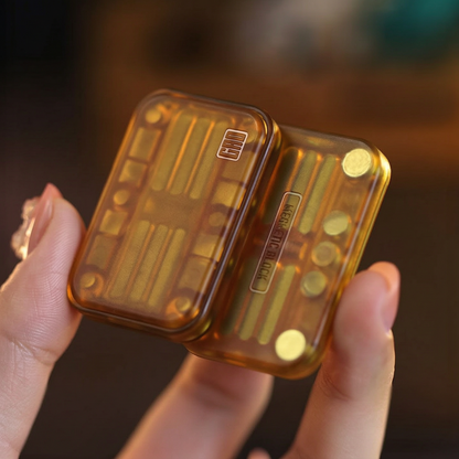 Let's have some fun with the "Finger Play House Magnetic Block Trick Infinite Position Card Pushing Stress-relieving Toy", fingertip Stress-relieving Rice cake EDC