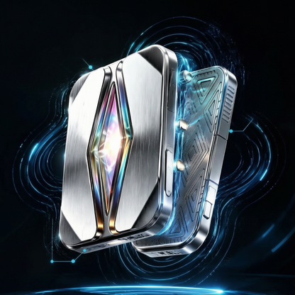 EDC Magnetic decompression unlimited position card pushing all-metal magic tool Papa Coin Decompression Trendy toy handle magnetic slider