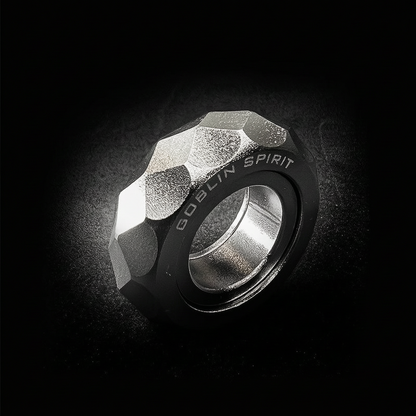 Goblin EDC metal ring magnetic section ratchet DIY stress-relieving cyber trendy toy, smooth and stress-relieving