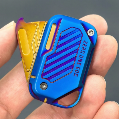 edc stress-relieving toy, card-throwing machine, card-pushing player, playable piece, Papa Coin, adult black technology metal fidget spinner